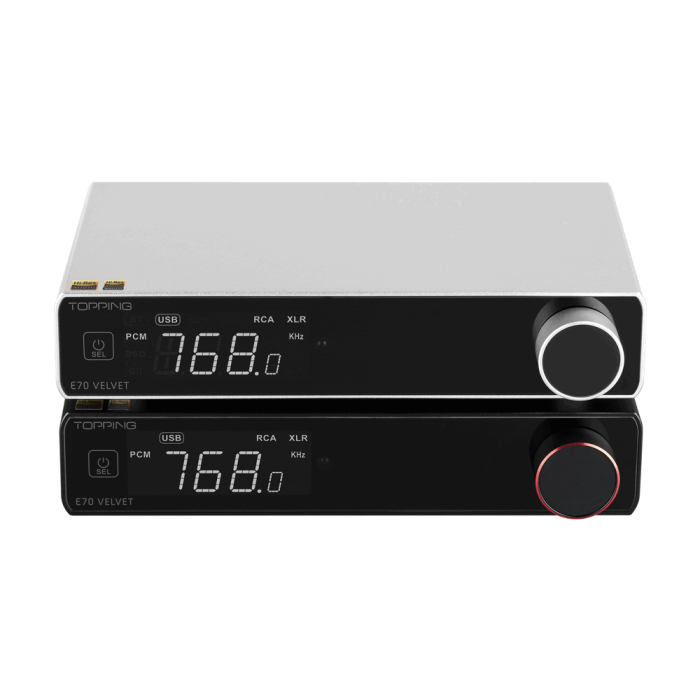 TOPPING E70 VELVET Desktop DAC E70V AK4191 AK4499EX Digital to Analog Convertor