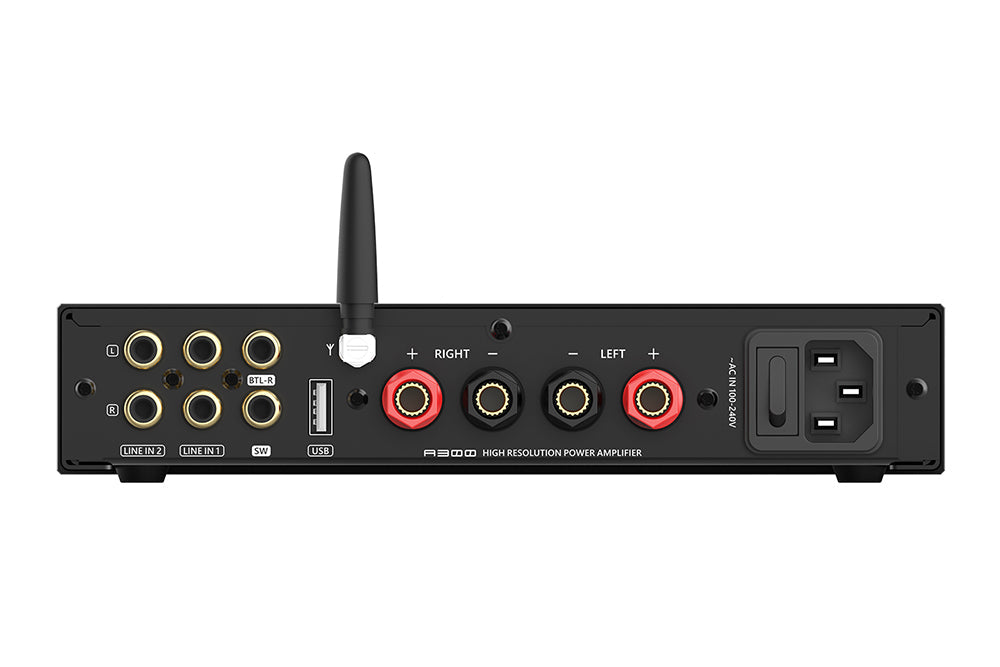 SMSL A300 Power Amplifier Bluetooth 5.0 Remote Control Digital Amplifier