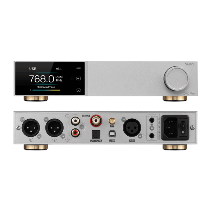 TOPPING D70PRO SABRE DAC ES9039SPRO XU316 Bluetooth LDAC Digital to Analog Convertor