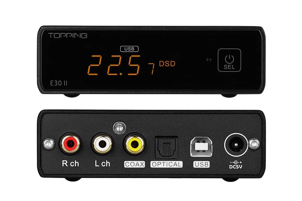 TOPPING E30 II Lite DAC AK4493S Preamp Hi-Res XMOS XU208 Digital to Analog Convertor