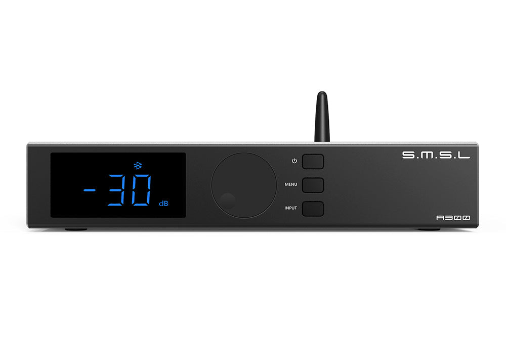 SMSL A300 Power Amplifier Bluetooth 5.0 Remote Control Digital Amplifier
