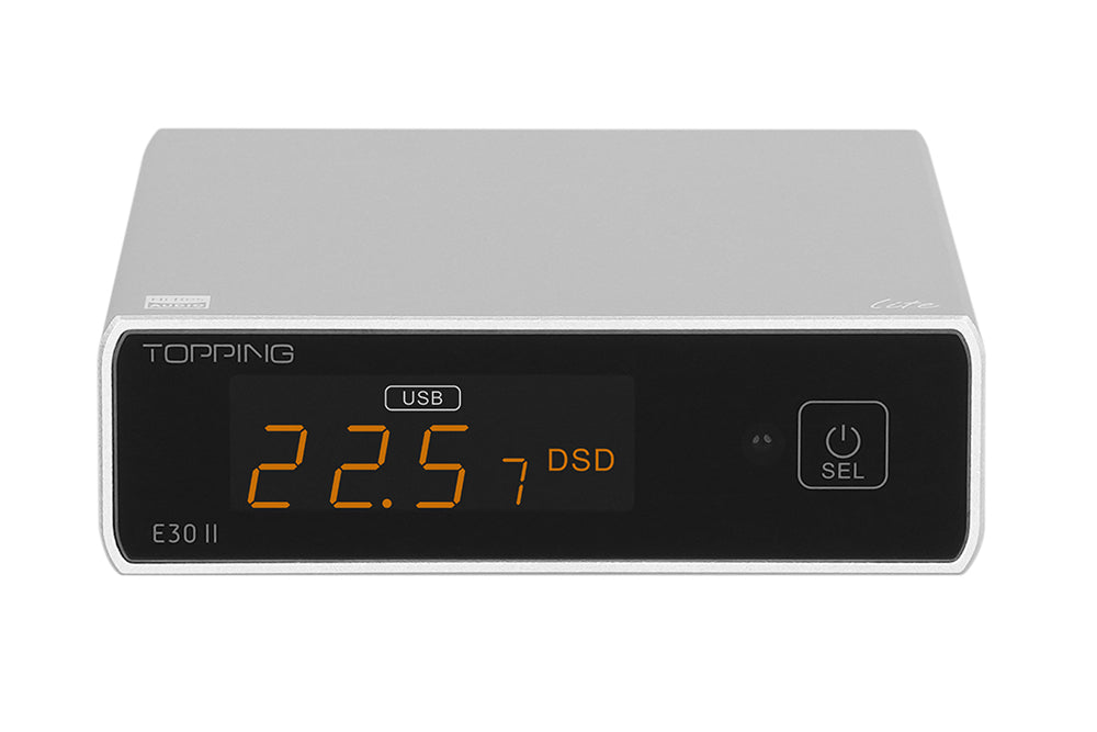 TOPPING E30 II Lite DAC AK4493S Preamp Hi-Res XMOS XU208 Digital to Analog Convertor