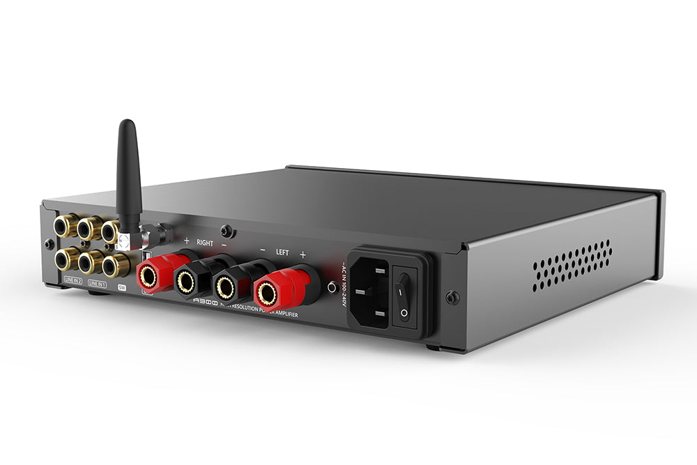 SMSL A300 Power Amplifier Bluetooth 5.0 Remote Control Digital Amplifier