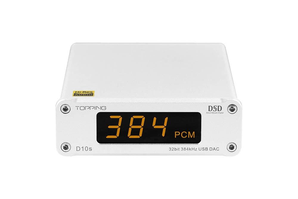 TOPPING D10S Hi-Res USB DAC ES9038Q2M 32Bit/384kHz DSD256 Digital to Analog Convertor