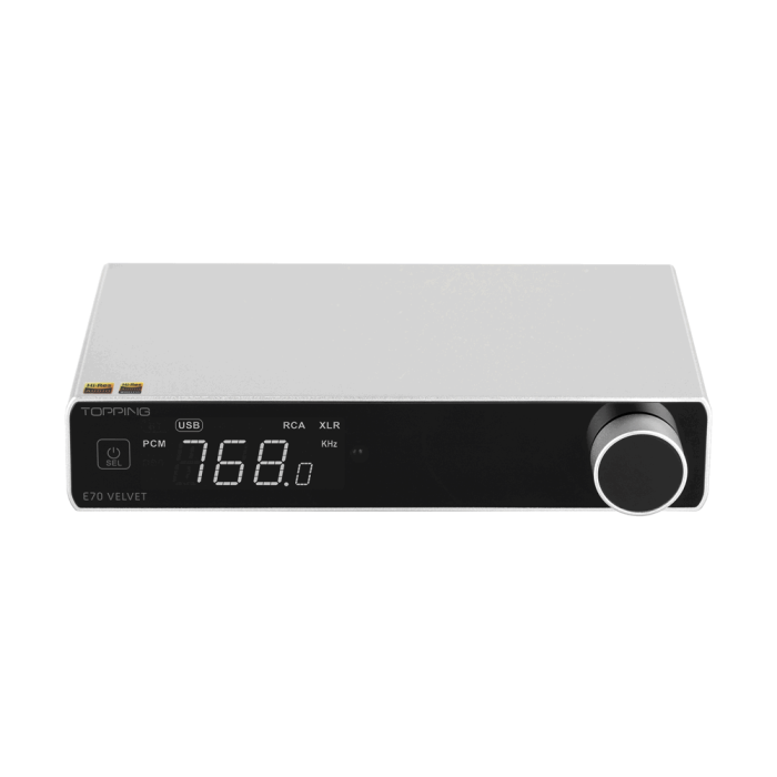 TOPPING E70 VELVET Desktop DAC E70V AK4191 AK4499EX Digital to Analog Convertor