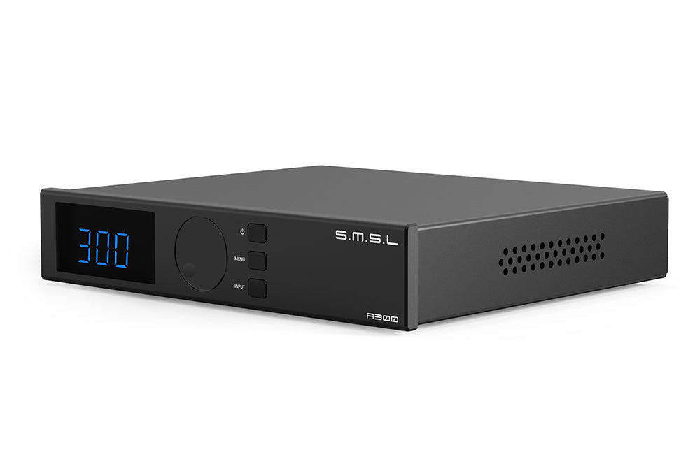 SMSL A300 Power Amplifier Bluetooth 5.0 Remote Control Digital Amplifier
