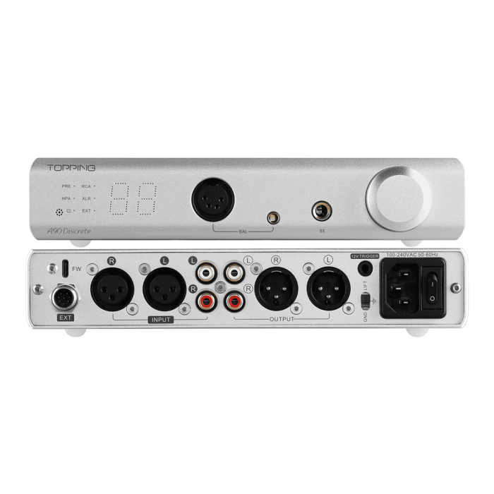 TOPPING A90 Discrete Balanced Headphone Amplifier & Pre-amplifier