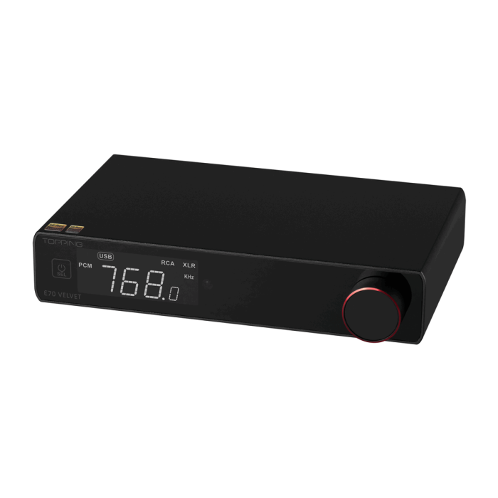 TOPPING E70 VELVET Desktop DAC E70V AK4191 AK4499EX Digital to Analog Convertor
