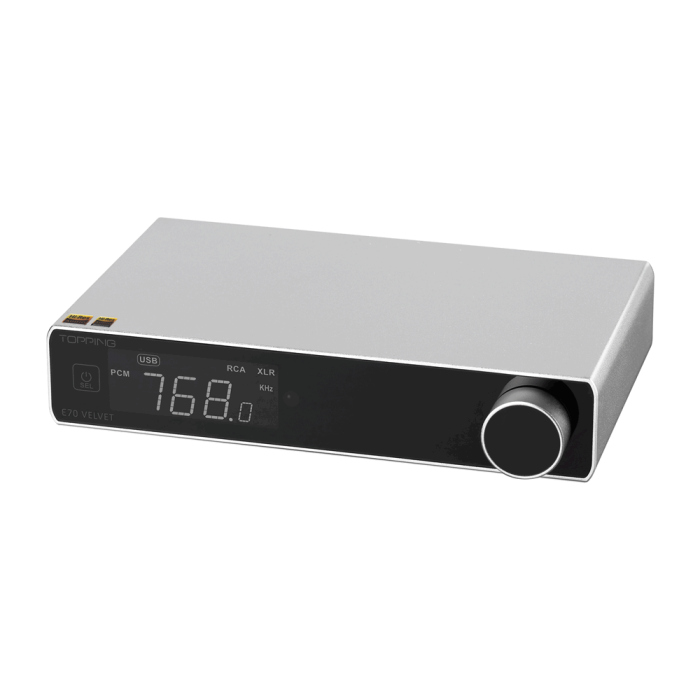 TOPPING E70 VELVET Desktop DAC E70V AK4191 AK4499EX Digital to Analog Convertor