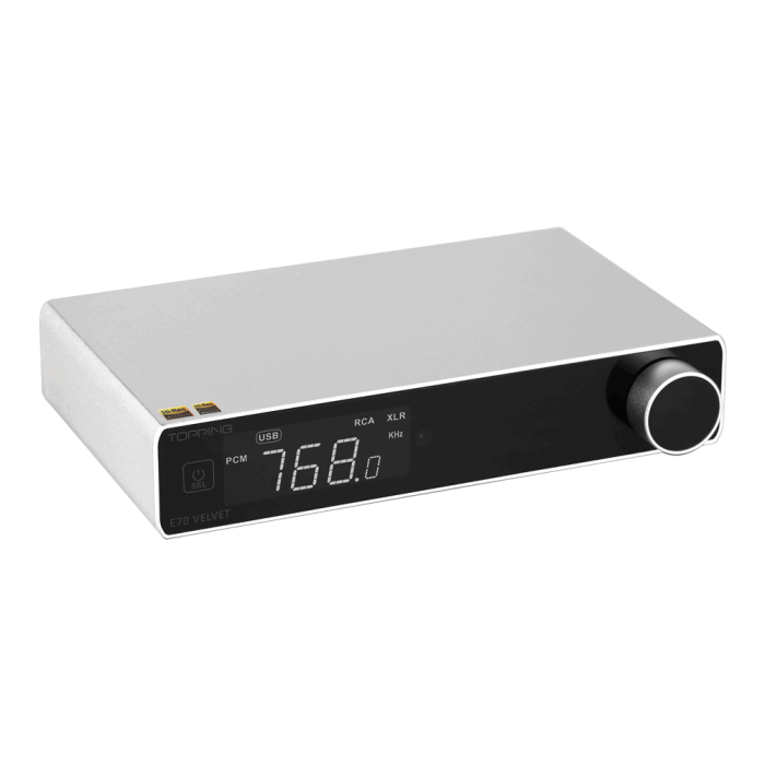 TOPPING E70 VELVET Desktop DAC E70V AK4191 AK4499EX Digital to Analog Convertor