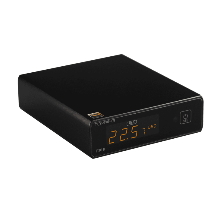 TOPPING E30 II Digital to Analog Convertor Hi-Res Dual AK4493S Audio Decoder with Remote Control
