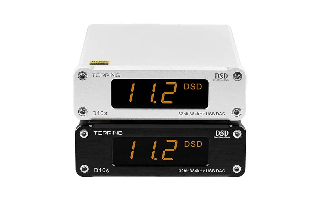 TOPPING D10S Hi-Res USB DAC ES9038Q2M 32Bit/384kHz DSD256 Digital to Analog Convertor