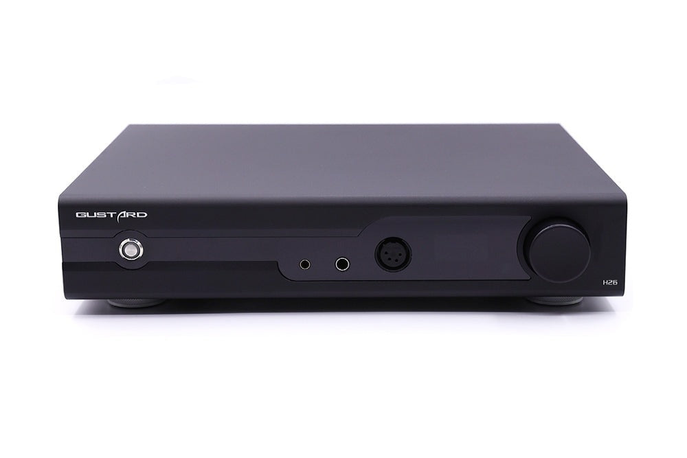 gustard h26 class a headphone amplifier front view