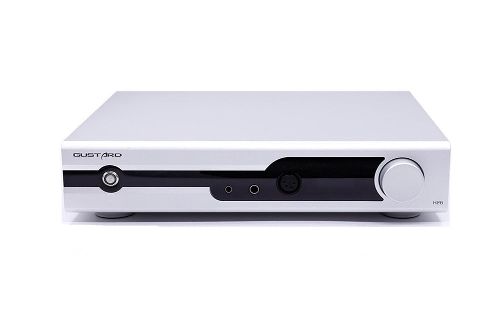 gustard h26 class a headphone amplifier rear panel view