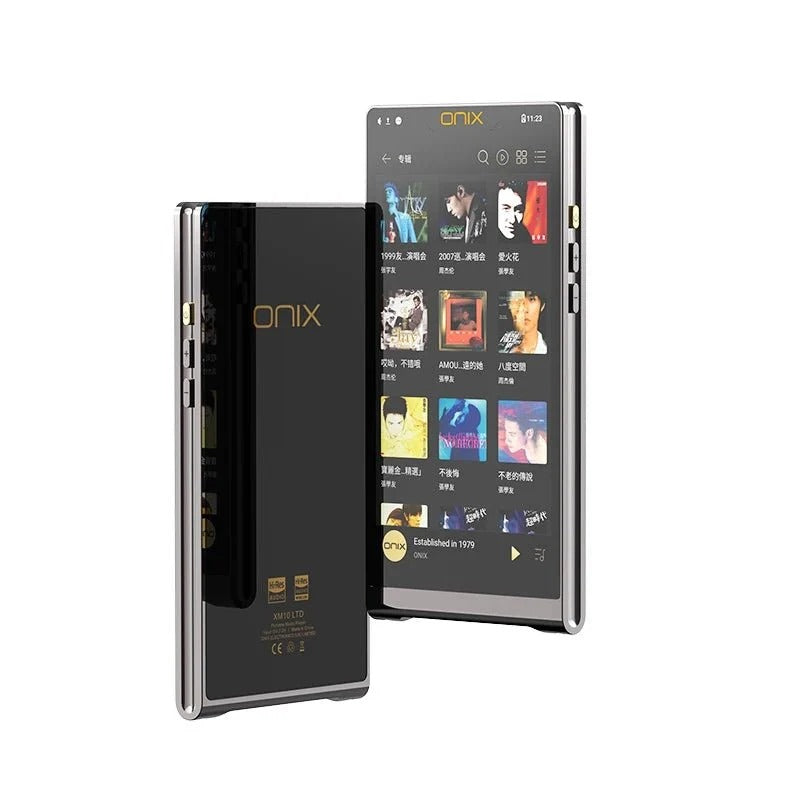ONIX Waltz XM10 front and rear shown at an angle with the album grid on screen