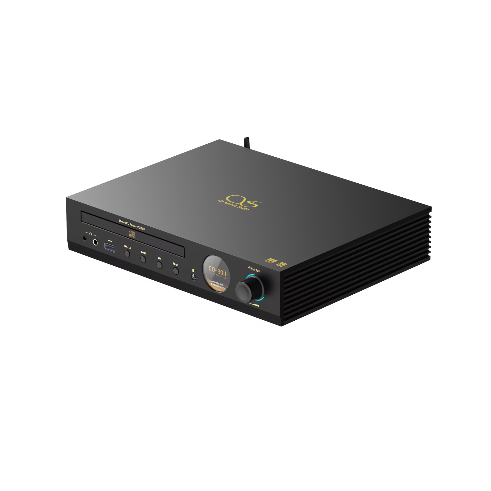 SHANLING CD80II Desktop All-in-One CD Player with CS43198 DAC & Headphone Amp