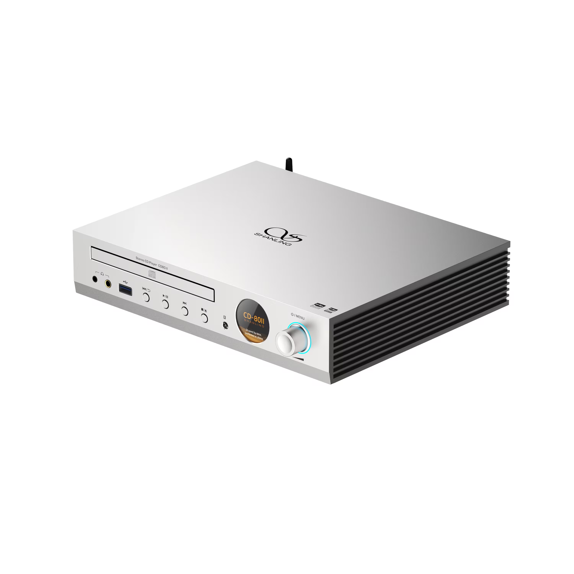 SHANLING CD80II Desktop All-in-One CD Player with CS43198 DAC & Headphone Amp