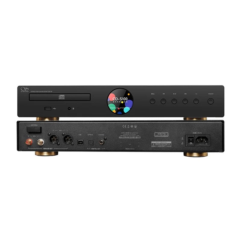 shanling cd s100 v25 streaming cd player front view