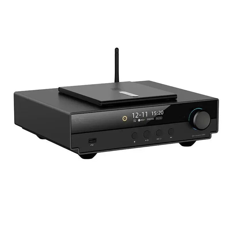 shanling ct90 cd transport angle view