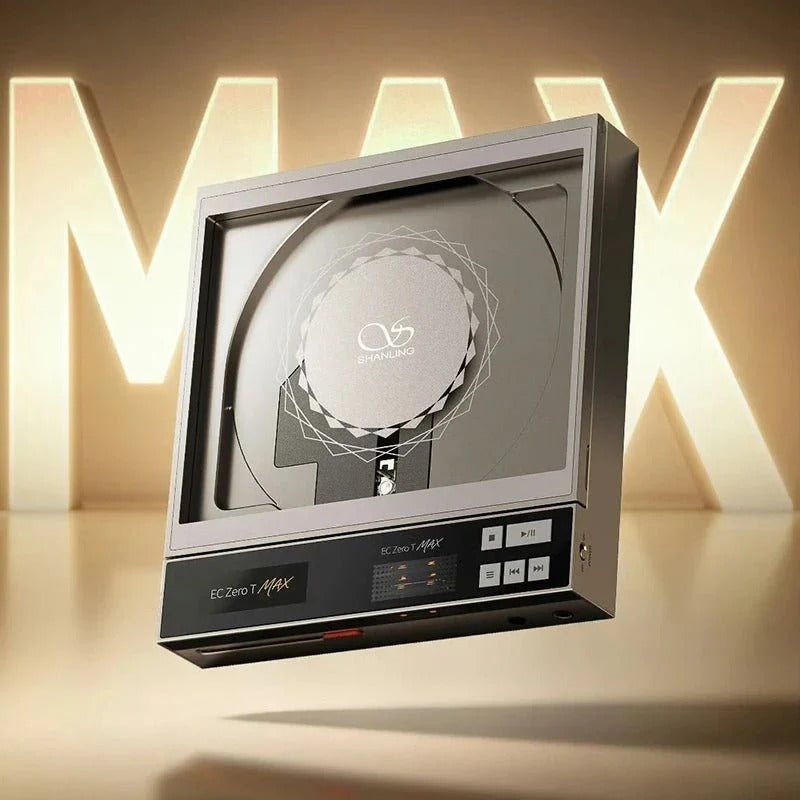 shanling ec zero t max portable cd player in use