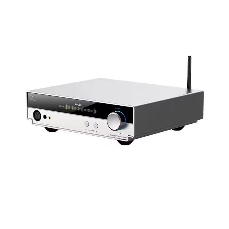 shanling eh90 silver angle view