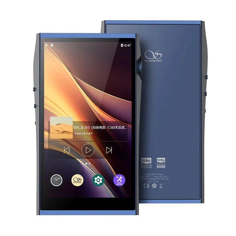 shanling m7t portable hi res audio player color options