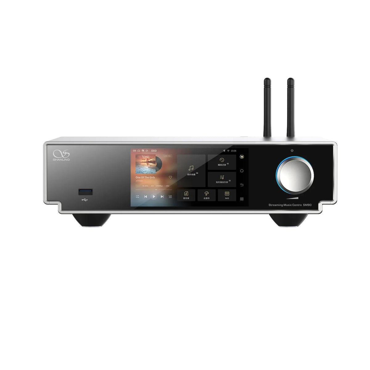 shanling sm90 hi res music streamer dac black