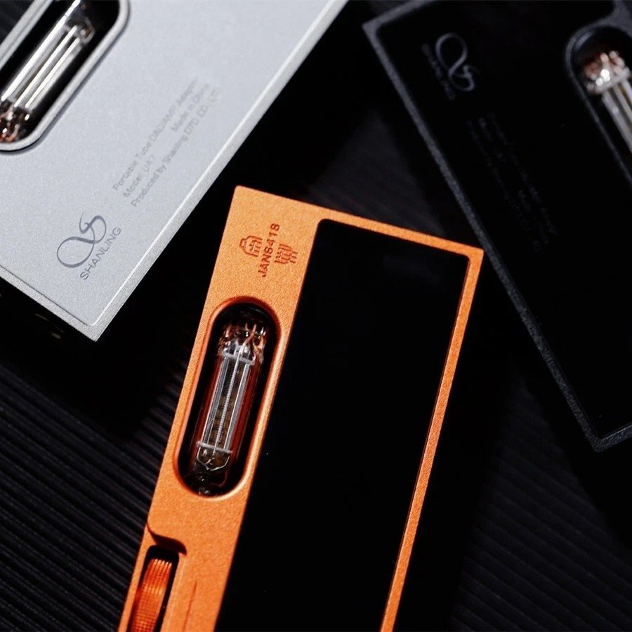 shanling ua7 portable usb dac amp tube detail colours