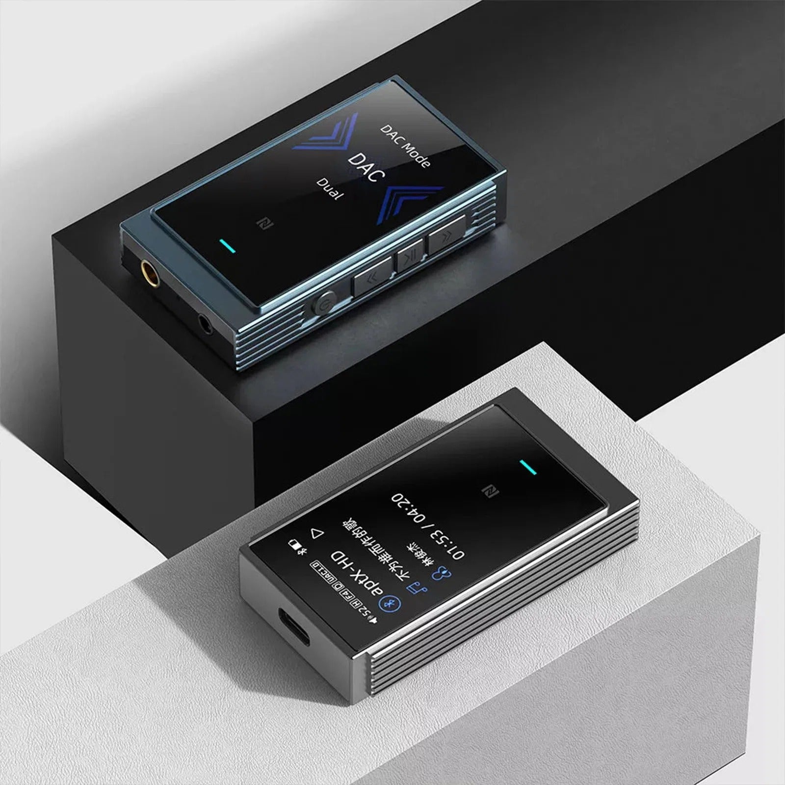 shanling up6 portable bluetooth dac amp display screen