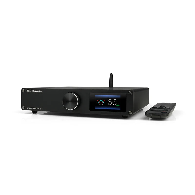 SMSL AO200 MKII Power Amplifier with Infineon MA5332MS, 160W x 2, and Bluetooth 5.0