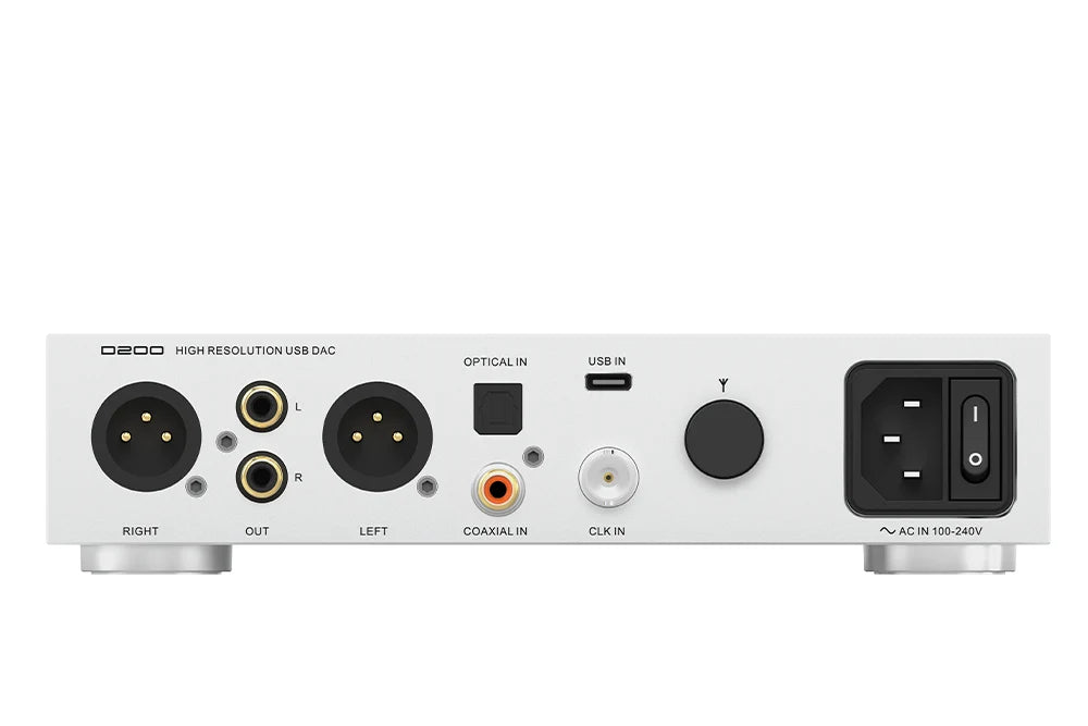 SMSL D200 Desktop DAC and Preamp with ROHM BD34352EKV Chip, Full MQA Decoding, and Bluetooth LDAC