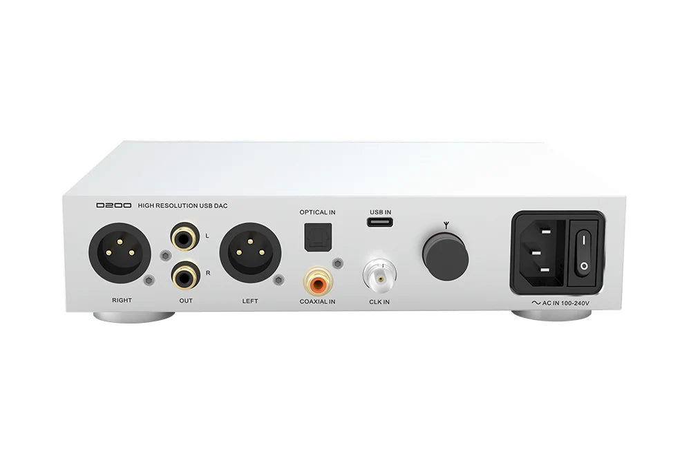 SMSL D200 Desktop DAC and Preamp with ROHM BD34352EKV Chip, Full MQA Decoding, and Bluetooth LDAC