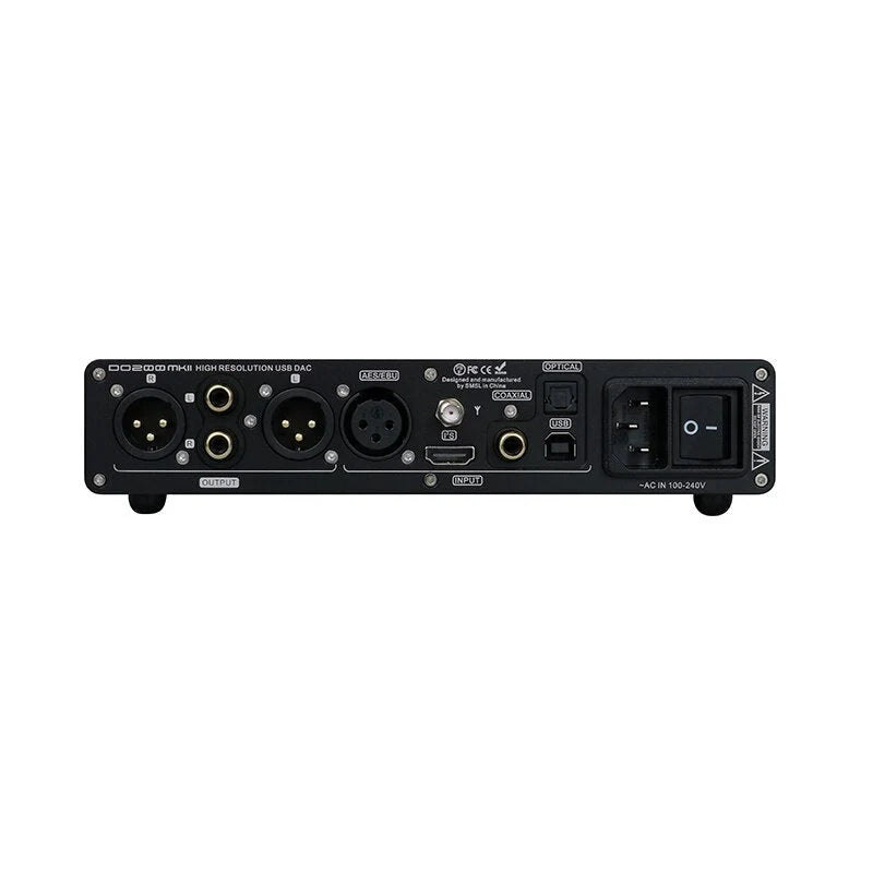SMSL DO200 MKII MQA CD Player and Digital Media Center with Dual ES9068AS, I2S, AES/EBU, and Bluetooth LDAC