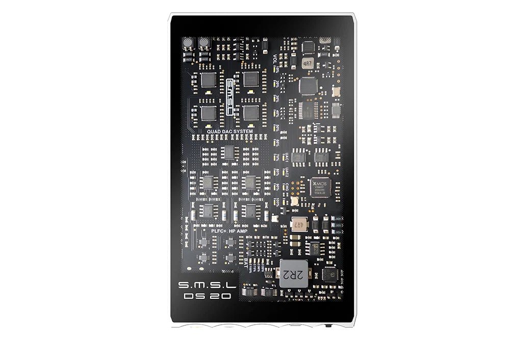 SMSL DS20 Portable USB DAC and Headphone Amplifier with Quad CS43131 Chips and 132dB SNR
