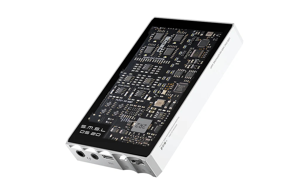 SMSL DS20 Portable USB DAC and Headphone Amplifier with Quad CS43131 Chips and 132dB SNR