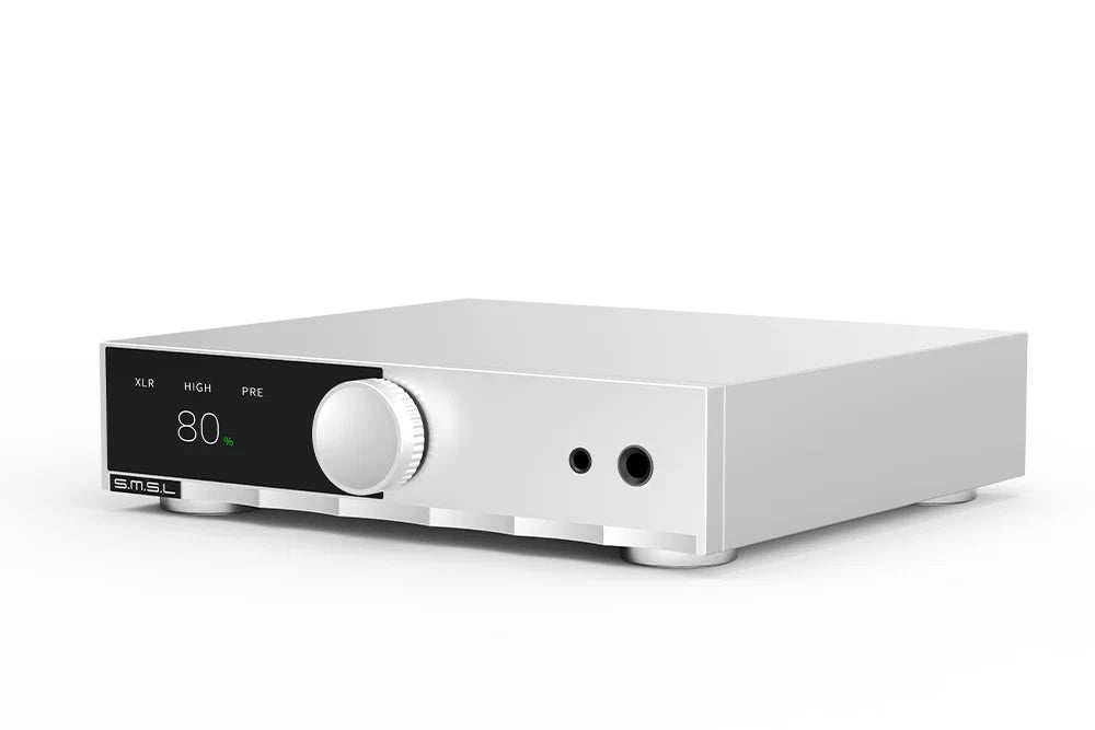 SMSL H200 Fully-Balanced Headphone Amplifier and Preamplifier with PLFC+ Discrete Circuit and Toroidal Power Supply