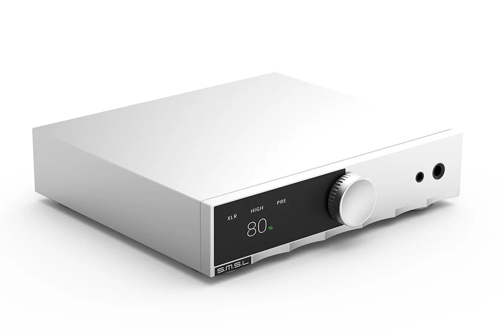 SMSL H200 Fully-Balanced Headphone Amplifier and Preamplifier with PLFC+ Discrete Circuit and Toroidal Power Supply