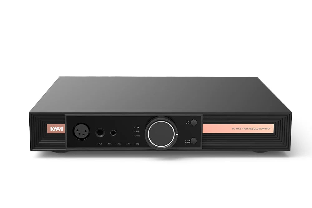 SMSL VMV P2 MK2 99-Op-Amp Parallel Matrix Headphone Amplifier and Preamplifier with PLFC+ Circuit and GaN Power Supply