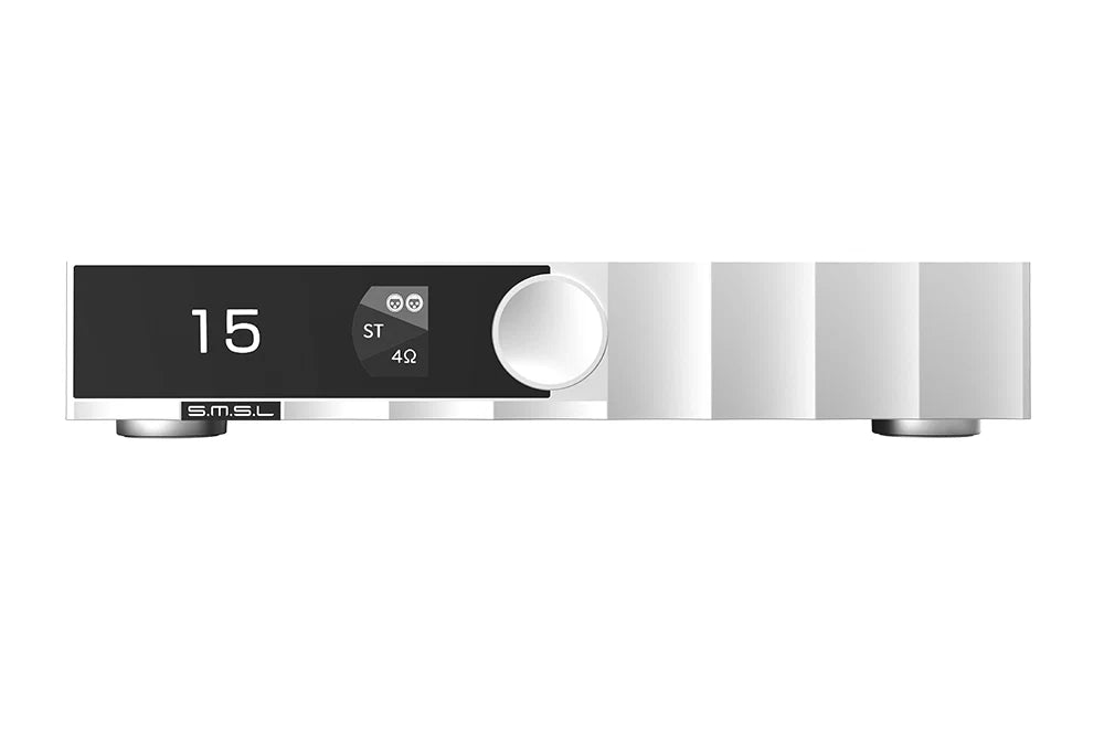 SMSL PA400 Digital Power Amplifier with Infineon MA5332, Tone Control, and Built-In Power Supply