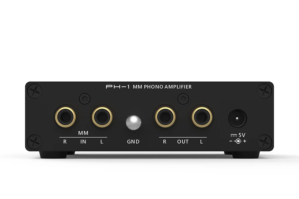 SMSL PH-1 Moving Magnet (MM) Phono Preamplifier with Built-In Headphone Amplifier and RIAA Equalization