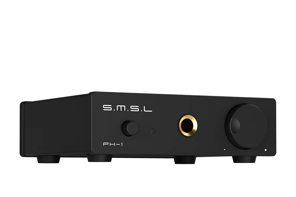 SMSL PH-1 Moving Magnet (MM) Phono Preamplifier with Built-In Headphone Amplifier and RIAA Equalization