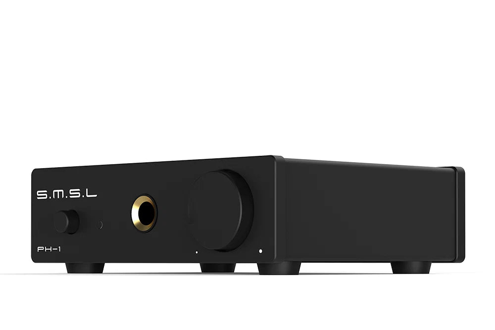 SMSL PH-1 Moving Magnet (MM) Phono Preamplifier with Built-In Headphone Amplifier and RIAA Equalization