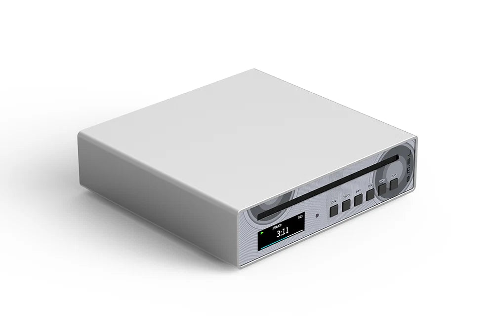 SMSL PL100 Pro CD Player with Dual CS43131 DACs, MQA-CD Decoding, and Headphone Output