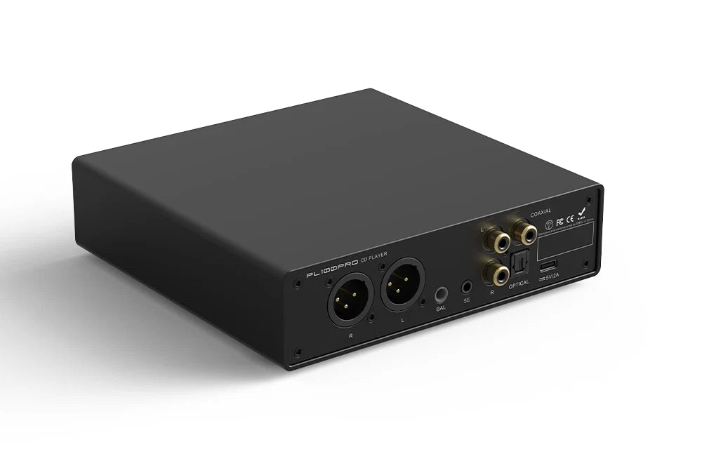 SMSL PL100 Pro CD Player with Dual CS43131 DACs, MQA-CD Decoding, and Headphone Output