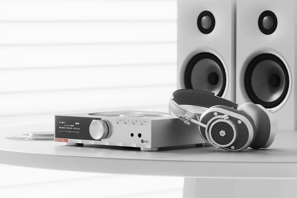 SMSL PL200 MK2 All-in-One CD Player, DAC, and Headphone Amplifier with ESS ES9039Q2M and PLFC Balanced HP Amp