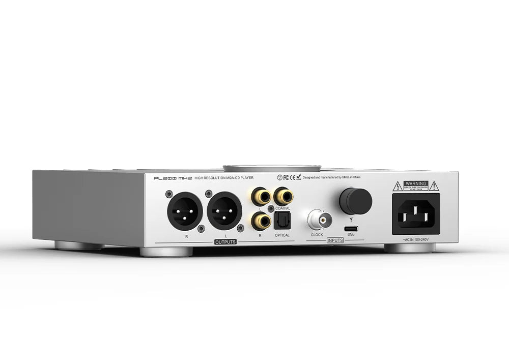 SMSL PL200 MK2 All-in-One CD Player, DAC, and Headphone Amplifier with ESS ES9039Q2M and PLFC Balanced HP Amp
