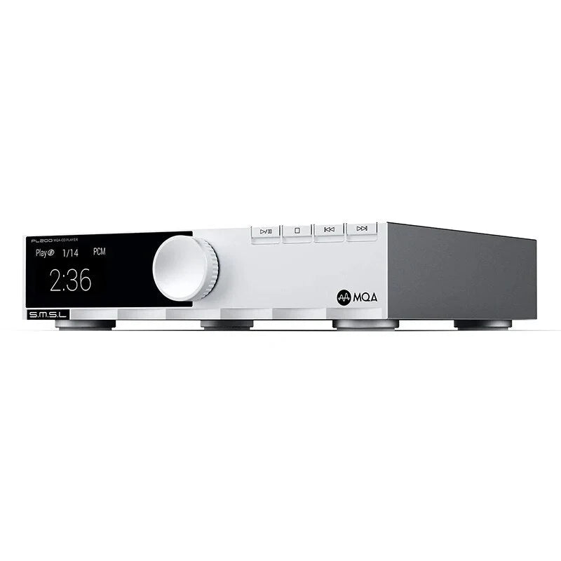 SMSL PL200 MQA-CD Player and DAC with AKM AK4499EX Chip, Balanced XLR Outputs, and Headphone Amplifier