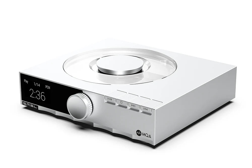 SMSL PL200T MQA-CD Transport with P.A.S.S. Servo System, Clock Input, and I2S AES/EBU Digital Outputs