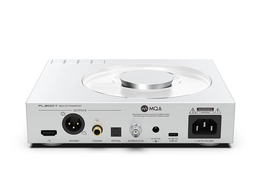 SMSL PL200T MQA-CD Transport with P.A.S.S. Servo System, Clock Input, and I2S AES/EBU Digital Outputs