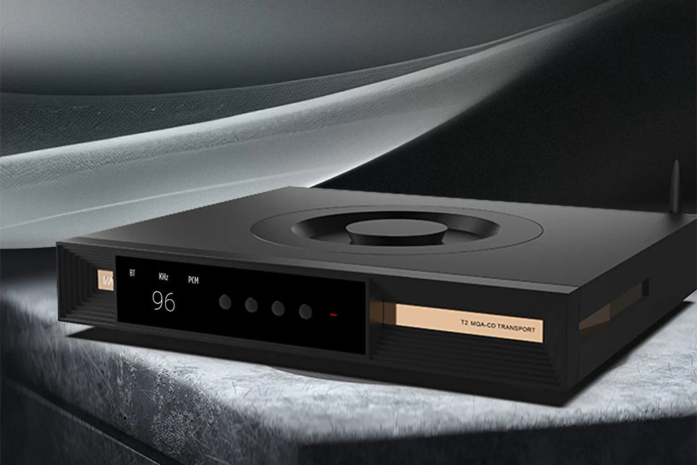 SMSL VMV T2 MQA CD Player and Digital Media Center with P.A.S.S. Servo, I2S, AES/EBU, and Bluetooth LDAC